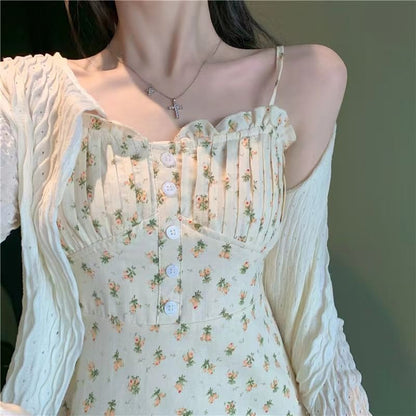 Pointelle Knit Cardigan