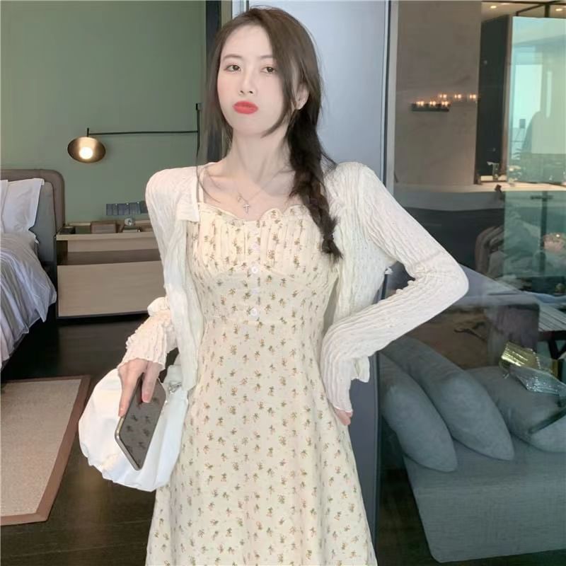 Pointelle Knit Cardigan