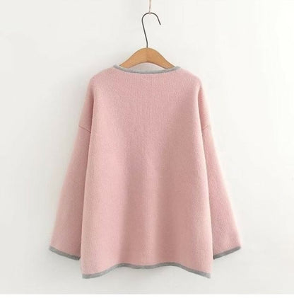 Jacquard Button-Up Long-Sleeve Cardigan Shirt