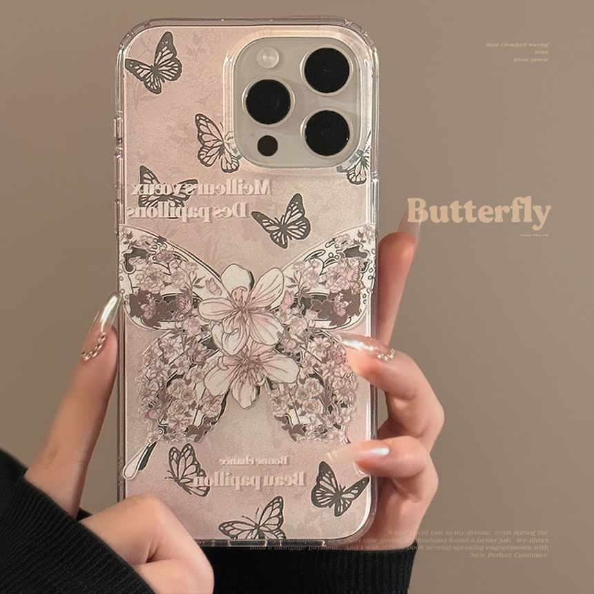 Case Strap Phone / Set Butterfly