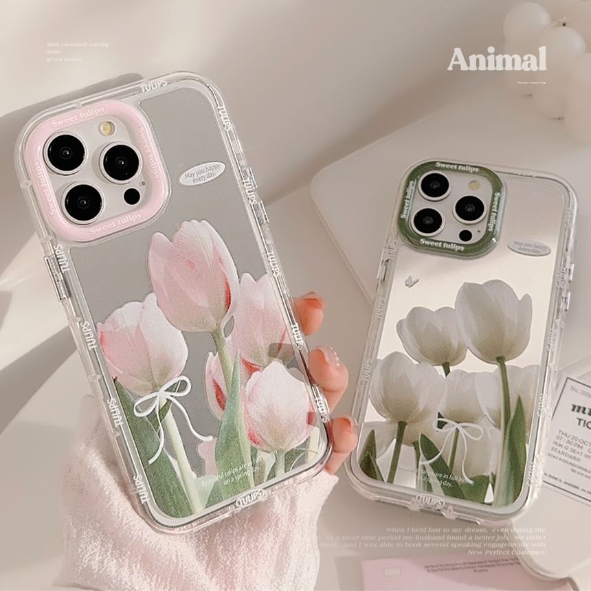 Mirrored Tulip Case Phone