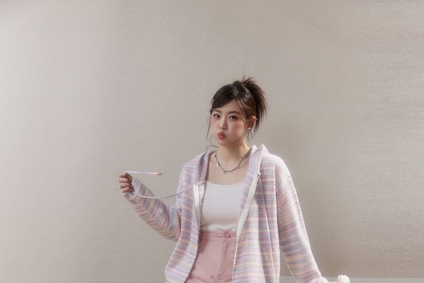 Plus Size High Rise Plain Mini A-Line Skirt