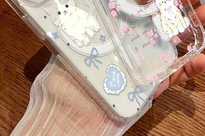 MagSafe) (Compatible Cat with Phone Case Magnetic