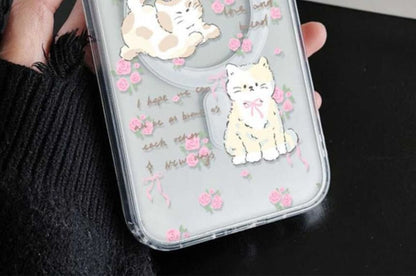 MagSafe) (Compatible Cat with Phone Case Magnetic