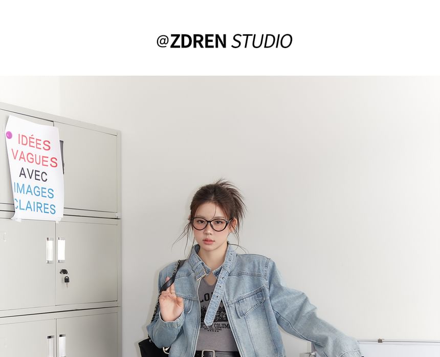 Plus Size High Rise Plain Wide Leg Suit Pants