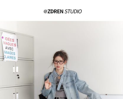 Plus Size High Rise Plain Wide Leg Suit Pants