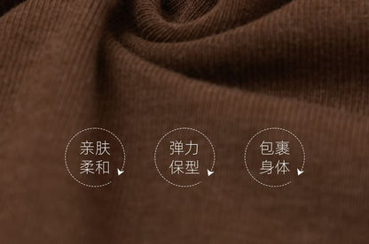 Plus Size Long Sleeve Mock Two Piece Button Maxi A-Line Dress