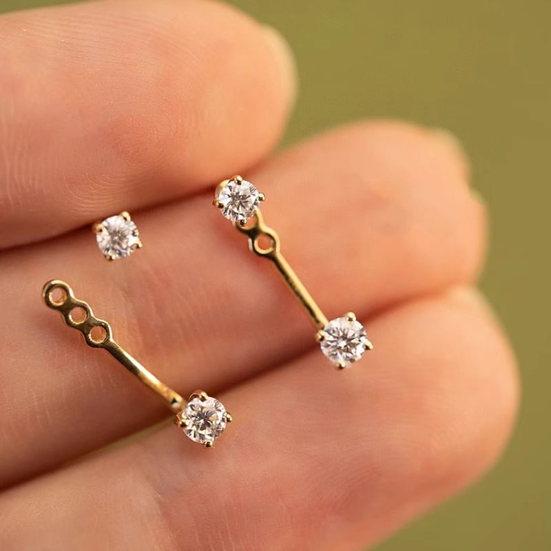 Alloy Ear Rhinestone Jacket