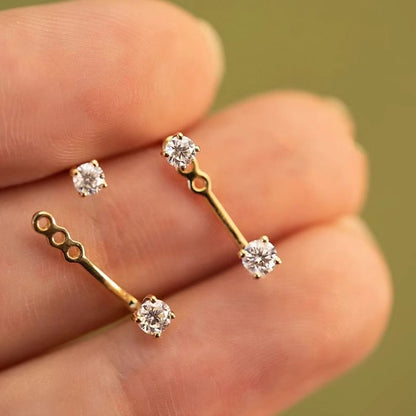 Alloy Ear Rhinestone Jacket