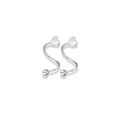 Ear Jacket Heart Bead Alloy Star /