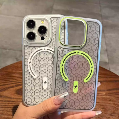 Case Magnetic (Compatible MagSafe) Geometric with Phone