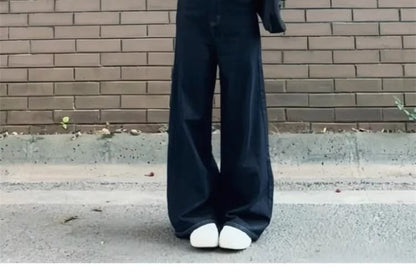 Long-Sleeve Collared Plain Shirt / Crew Neck Plain Button Jacket