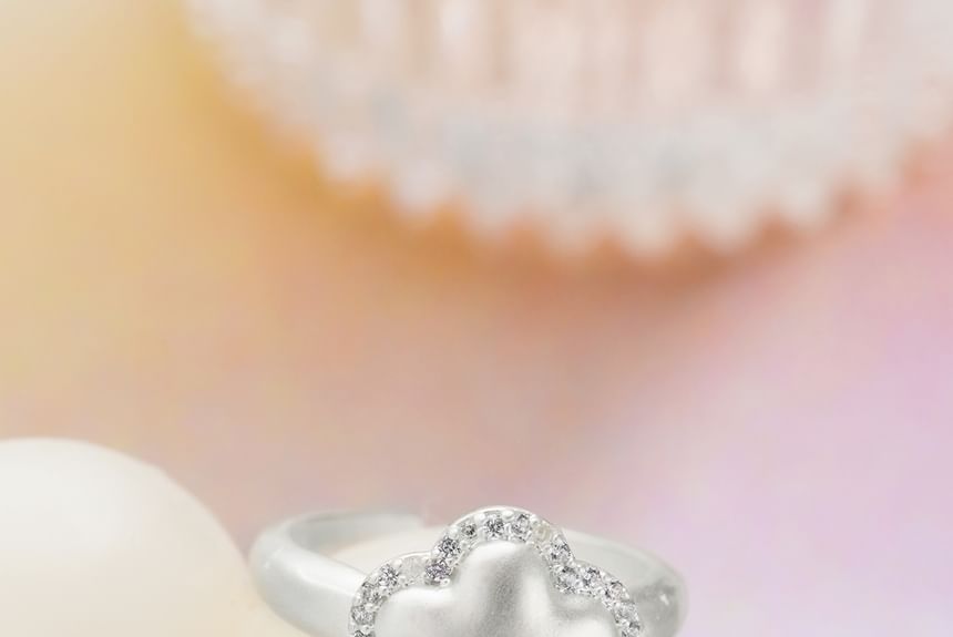 Smiley Flower Face Open Ring