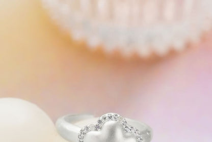 Smiley Flower Face Open Ring