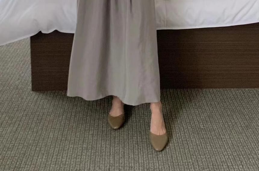Long Sleeve Round Neck Ruched Cutout A-Line Maxi Dress