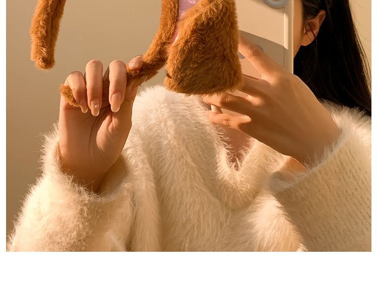 Face Designs) Animal Ear Headband (Various Wash Chenille