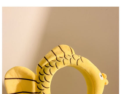 Headband Fish Face Wash Chenille