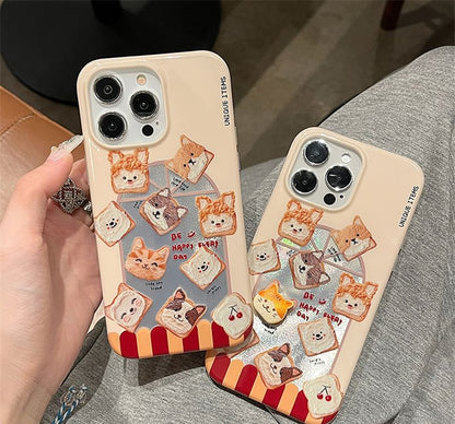 Animal Phone / Set Adhesive Case Decoration