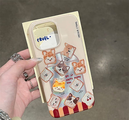 Animal Phone / Set Adhesive Case Decoration