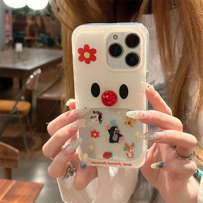 Phone Adhesive Set Case Cartoon Decoration Bead /