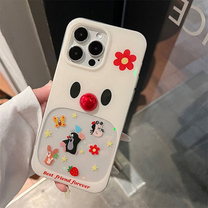 Phone Adhesive Set Case Cartoon Decoration Bead /