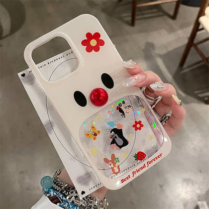 Phone Adhesive Set Case Cartoon Decoration Bead /