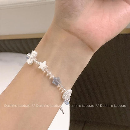 Star Beaded Shell Bracelet