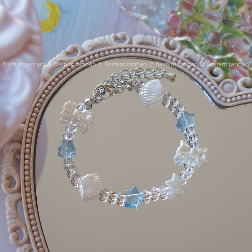 Star Beaded Shell Bracelet
