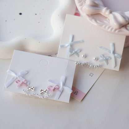 Earring Pairs: of Set Bow 3