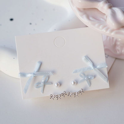 Earring Pairs: of Set Bow 3