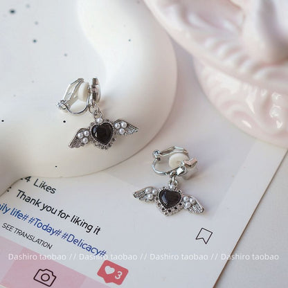 Heart Drop / Clip-On Earring Gemstone