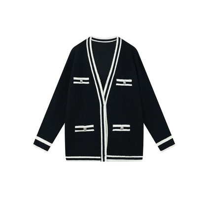 Plus Size Striped Button Knit Camisole Top