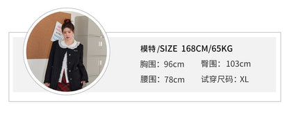 Plus Size Long Sleeve Ruffle Collar Plain Blouse