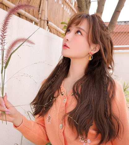 / Clip Earring On Fox Hoop