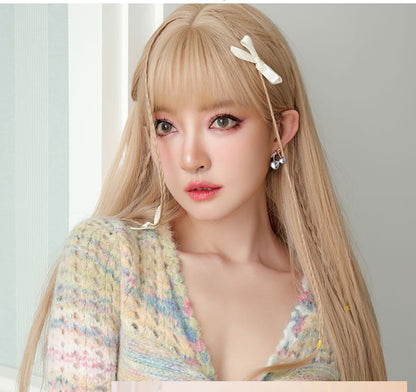 Cherry Clip-On Stud Earring Heart /