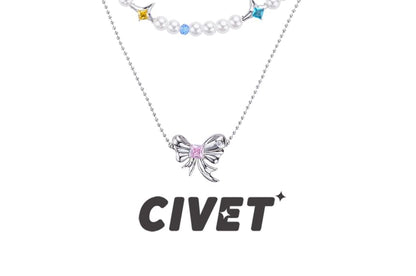 Layered Necklace Ribbon