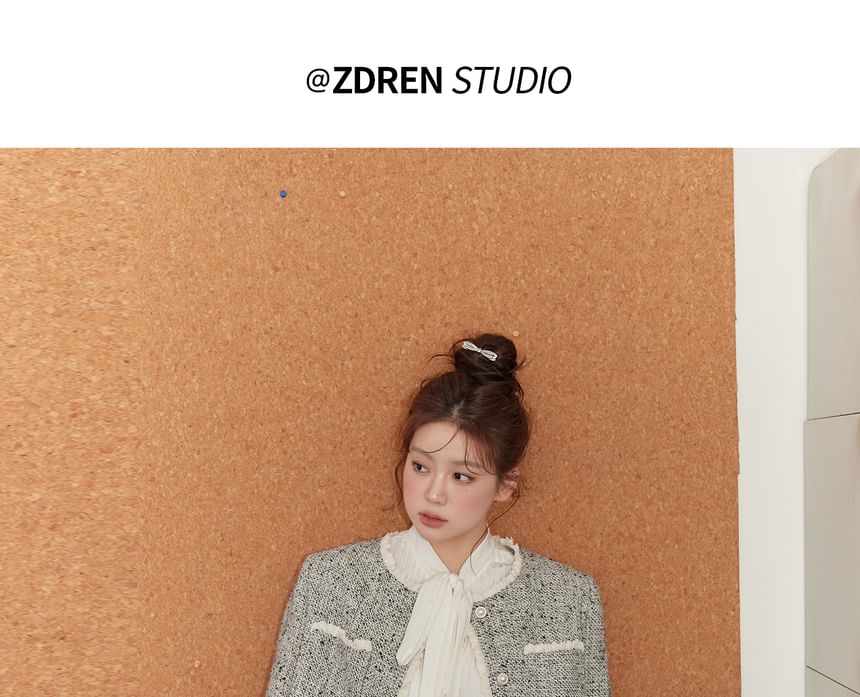 Plus Size High Waist Plain Accordion Pleated Mini A-Line Skirt