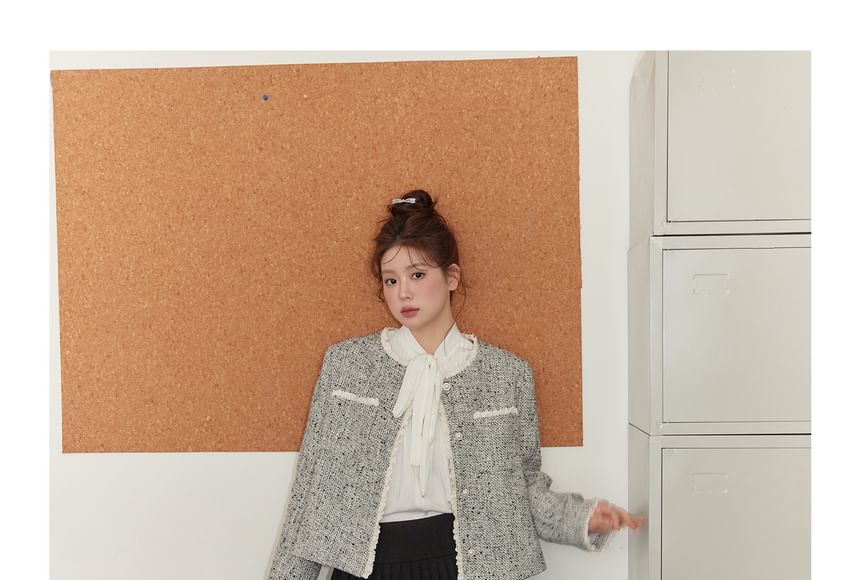 Plus Size High Waist Plain Accordion Pleated Mini A-Line Skirt