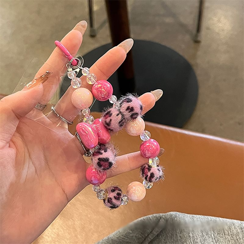 Dog Leopard Case / Strap Print Phone Set