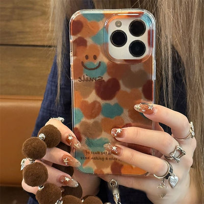 Pom Strap Phone / Smiley Case Set