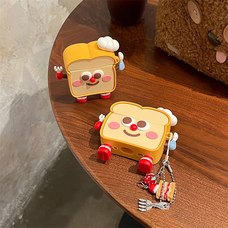 AirPods Pro Earphone Set Toast Skin / Charm Case
