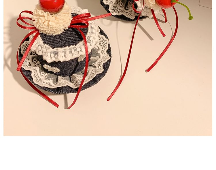Trim / Headband Cherry Hat Clip Hair Lace