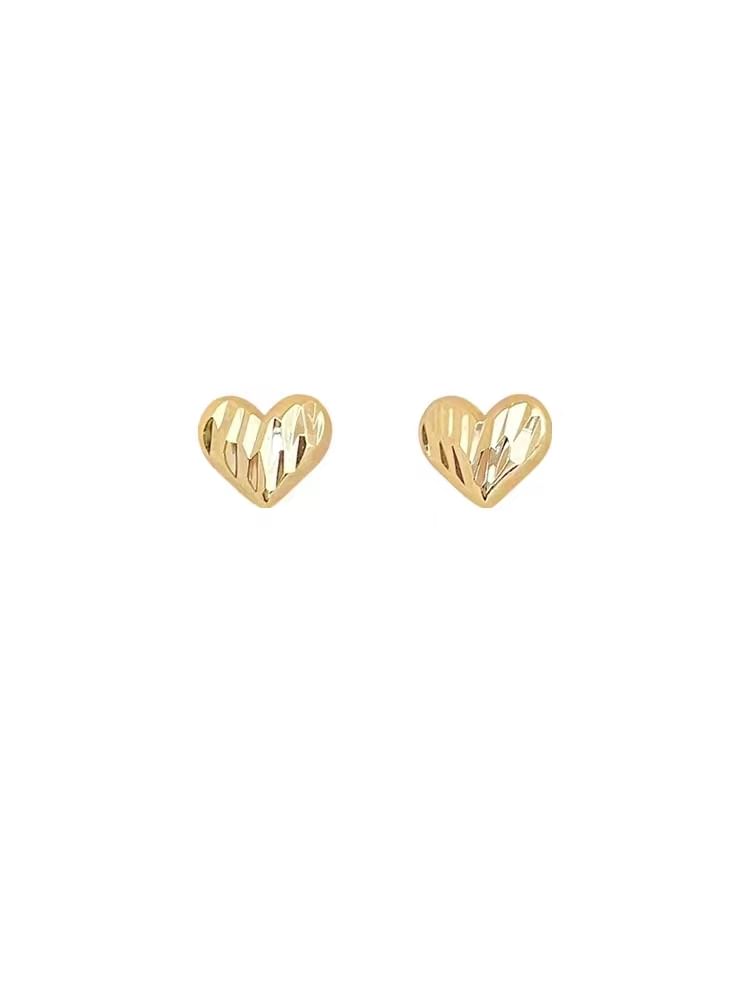 925 Stud Silver Earring Sterling Heart