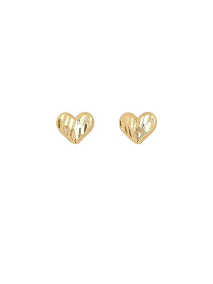 925 Stud Silver Earring Sterling Heart