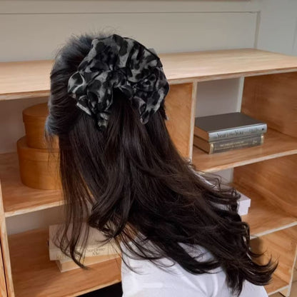Hair Scrunchie Leopard Print