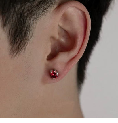 Crystal Stud Earrings - Rhinestone Alloy Set
