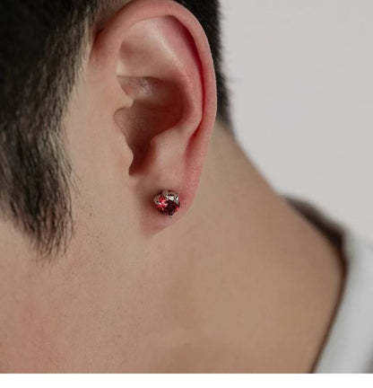 Crystal Stud Earrings - Rhinestone Alloy Set