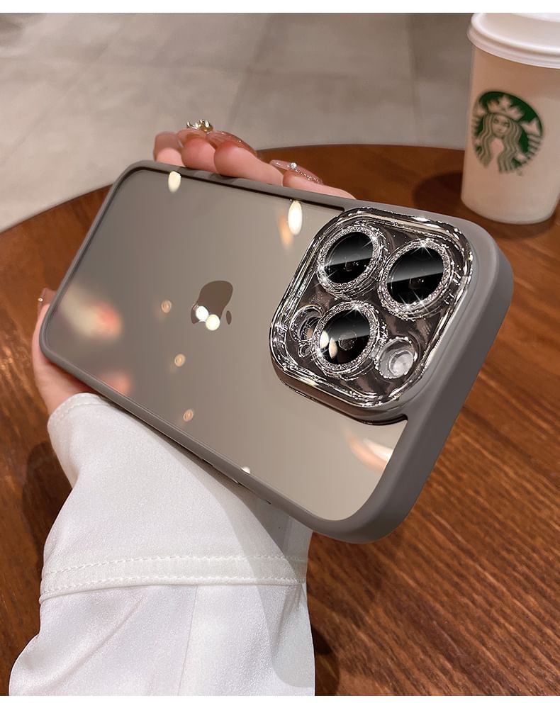 Lens Glitter Phone Protection Case