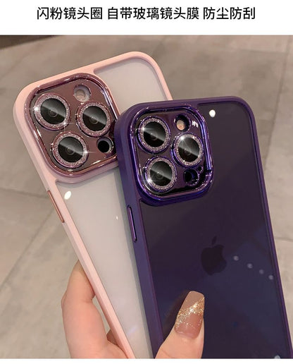 Phone Protection Lens Glitter Case