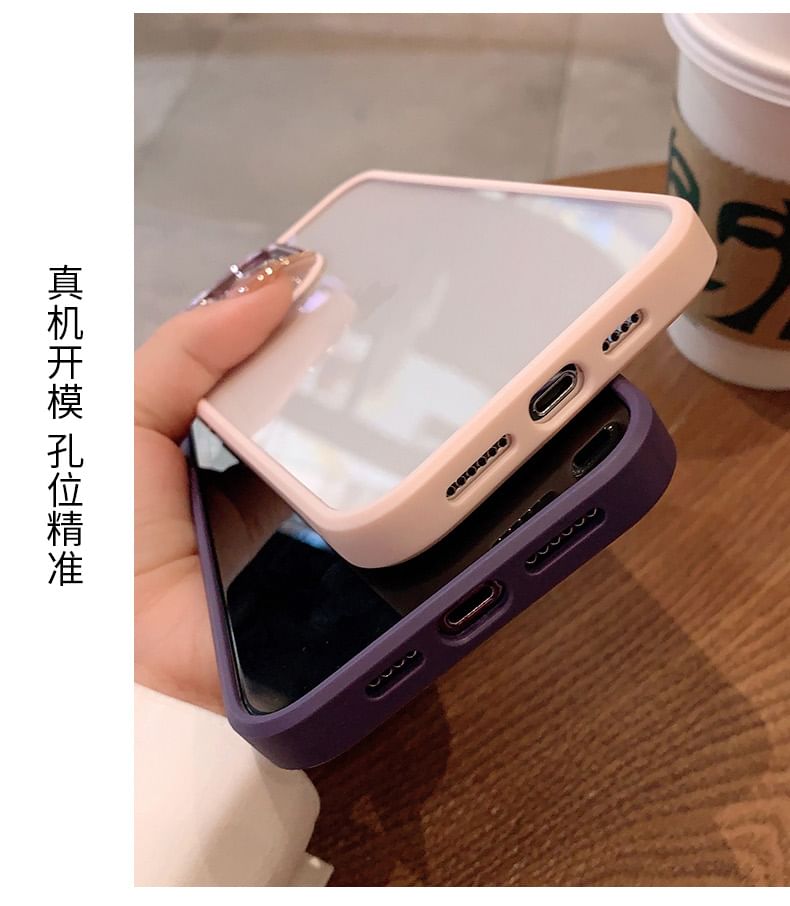 Phone Protection Lens Glitter Case